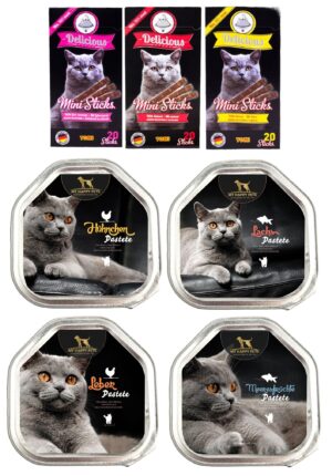 MHP Super Premium Katzenfutter getreidefrei 240 Schalen + Sticks.jpg